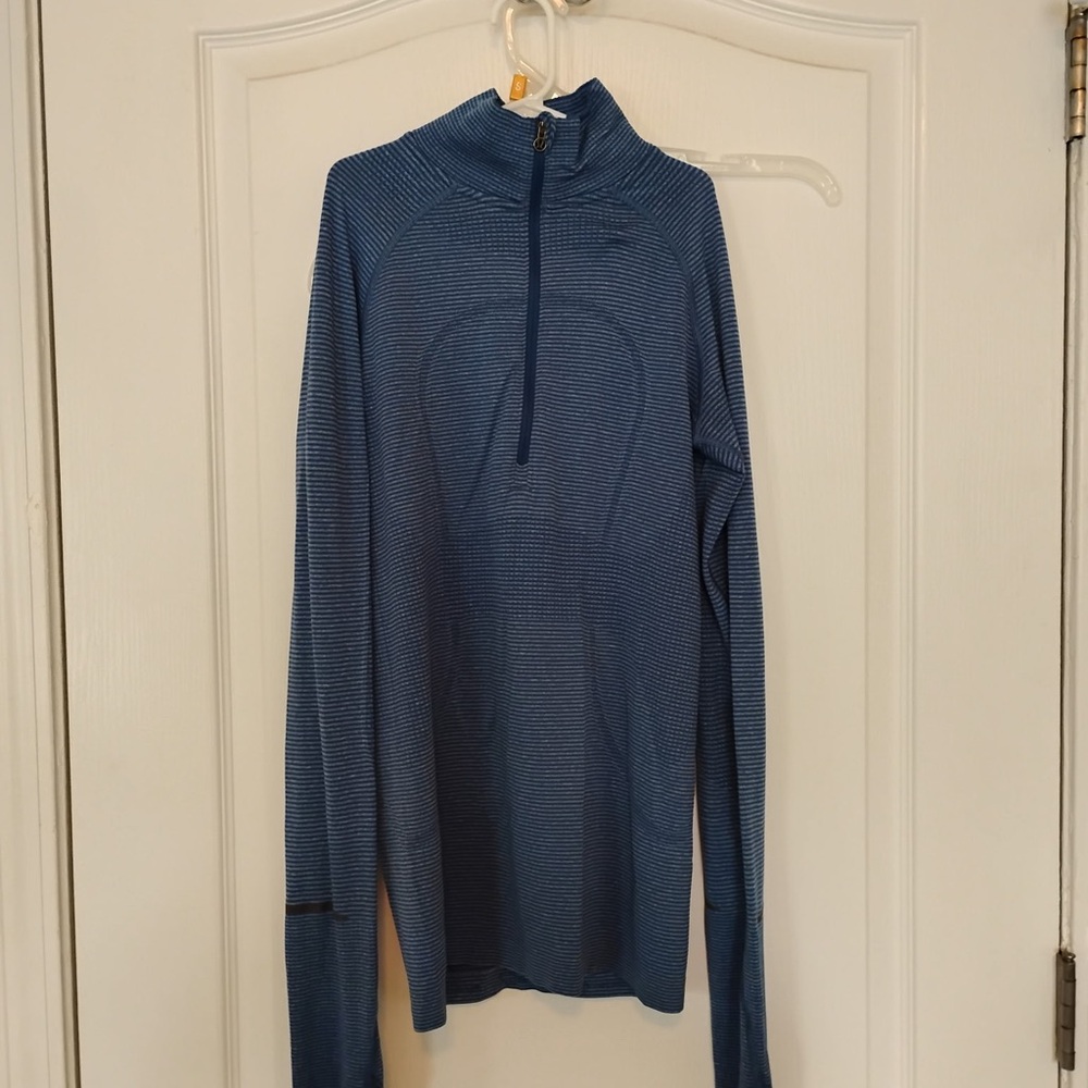 Lululemon Athletica Blue Zip Up Jacket